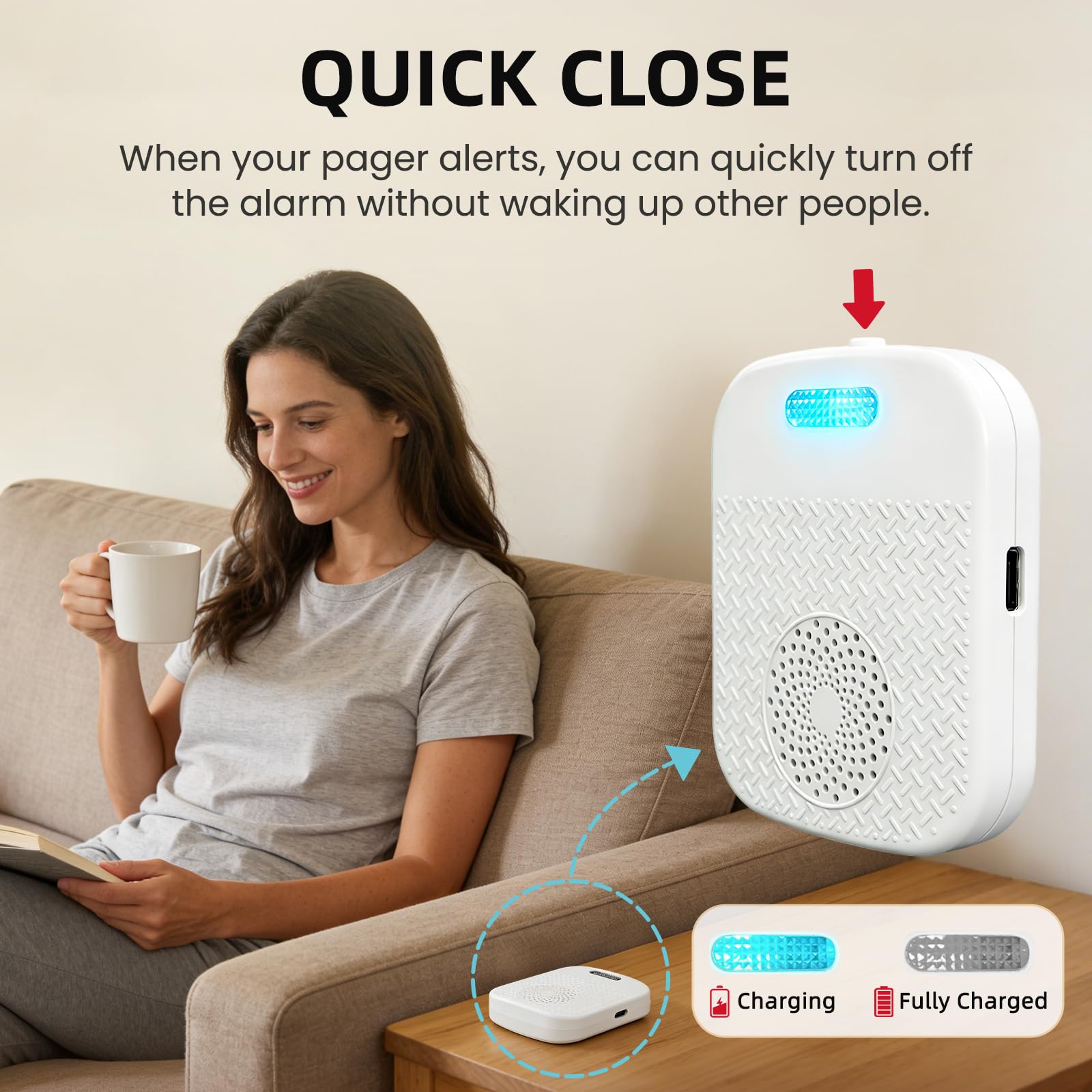 CallToU - Sistema de alerta de enfermería para el cuidado de personas mayores en el hogar (2 pagers y 2 botones). - BH+ ESSENTIALS
