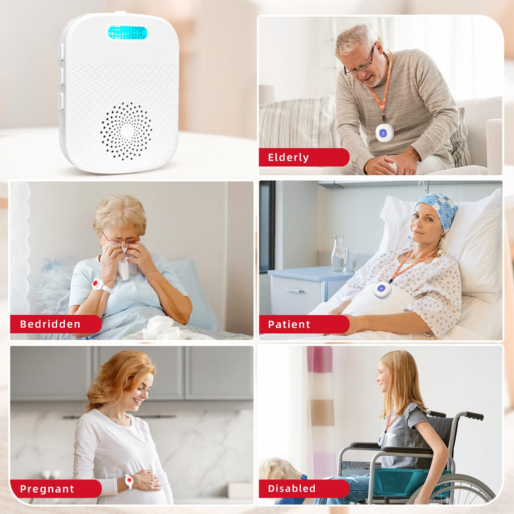 CallToU - Sistema de alerta de enfermería para el cuidado de personas mayores en el hogar (2 pagers y 2 botones). - BH+ ESSENTIALS