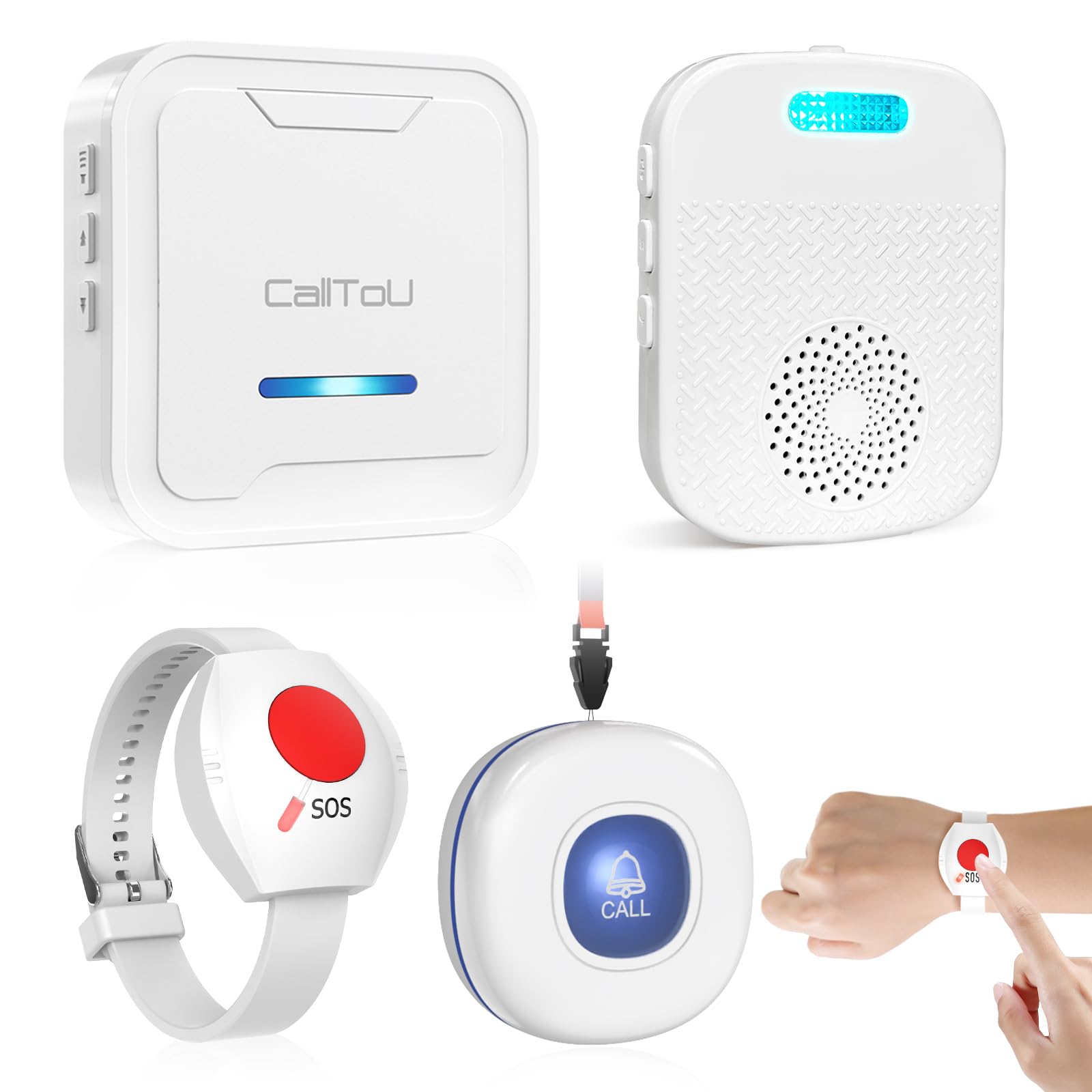 CallToU - Sistema de alerta de enfermería para el cuidado de personas mayores en el hogar (2 pagers y 2 botones). - BH+ ESSENTIALS