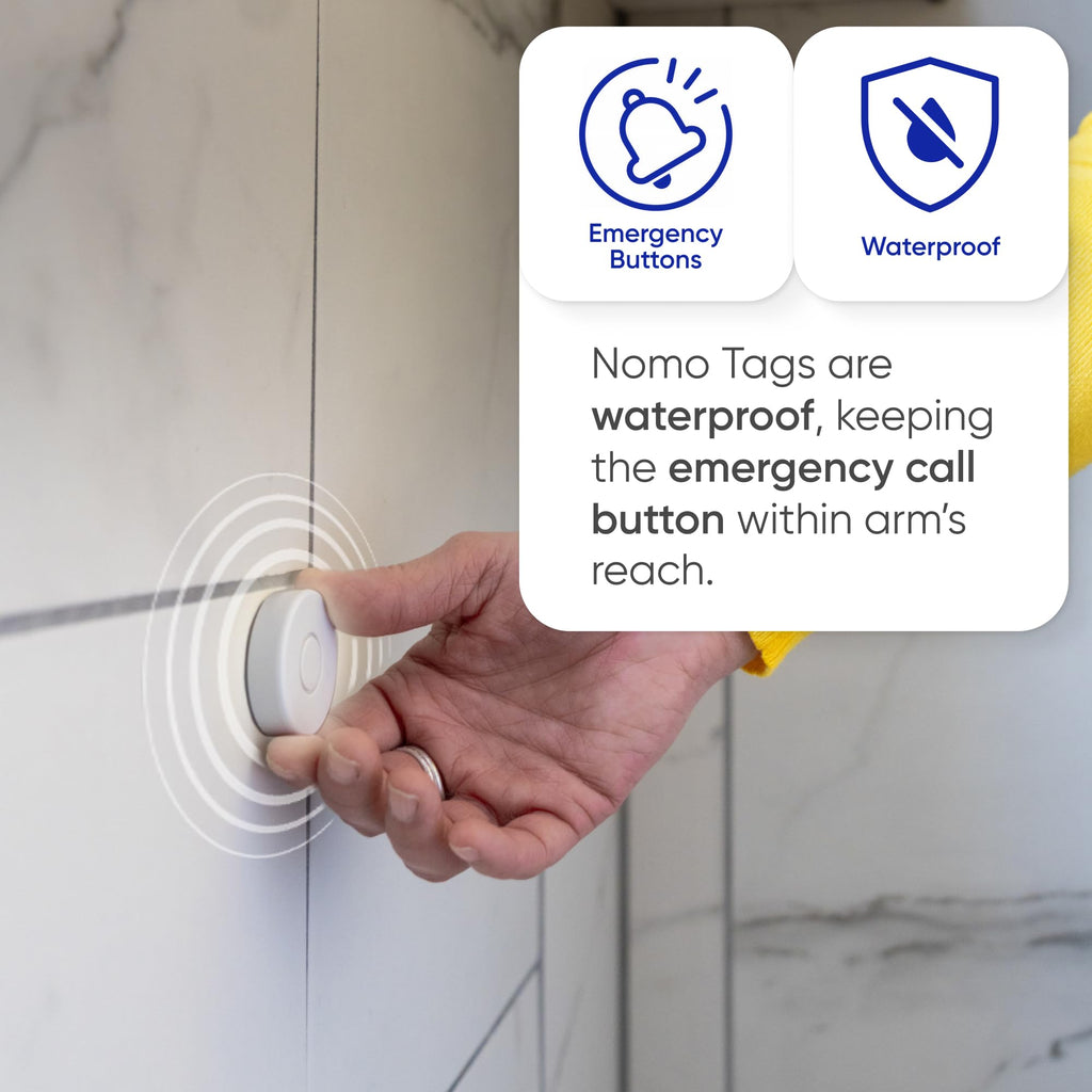 Sistema de alerta médica, detección de caídas para personas mayores, sistema de seguridad con monitoreo WiFi en el hogar, botón de llamada de emergencia, alerta de caídas personalizada, cuidador virtual, prueba gratuita de 60 días, suscripción mensual. - BH+ ESSENTIALS