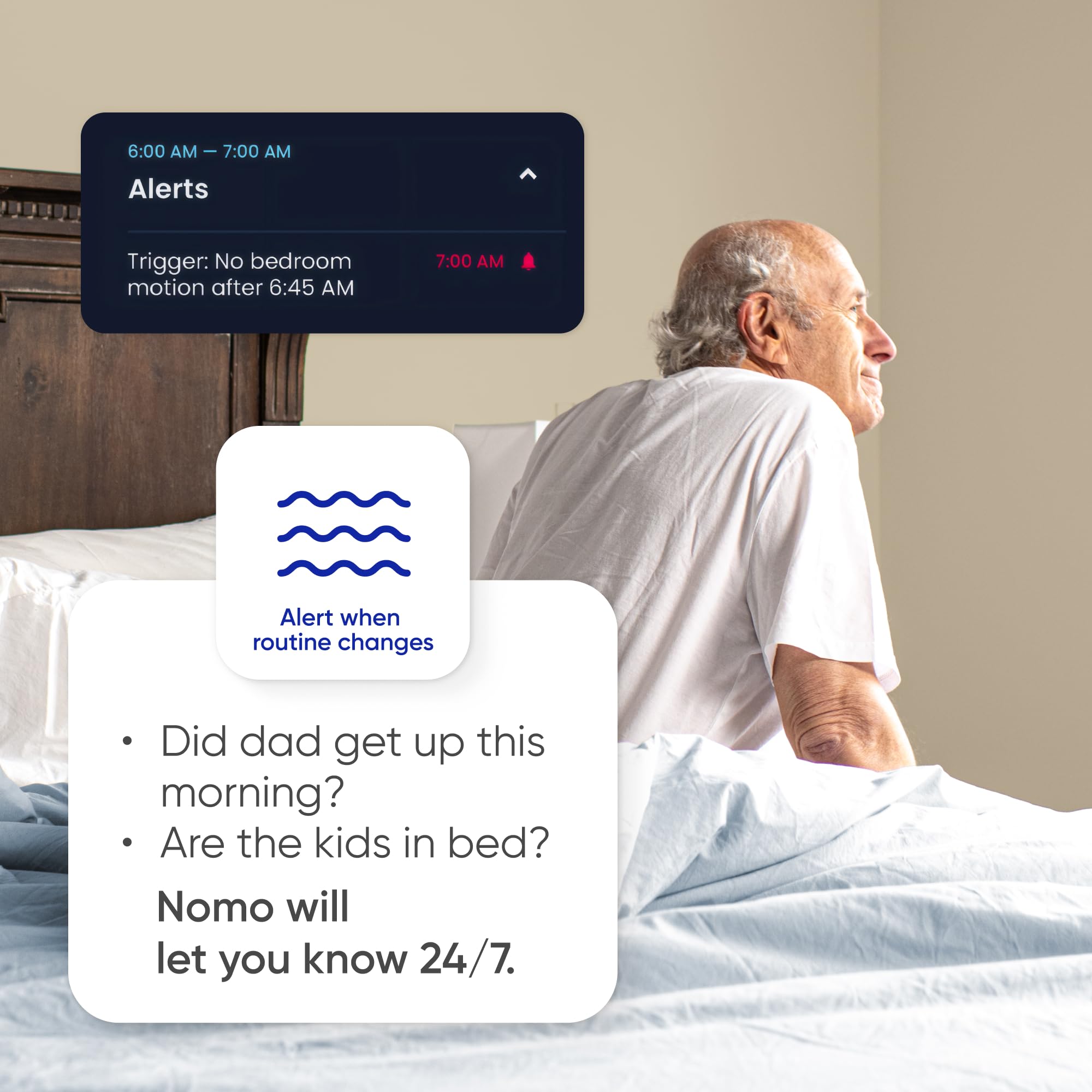 Sistema de alerta médica, detección de caídas para personas mayores, sistema de seguridad con monitoreo WiFi en el hogar, botón de llamada de emergencia, alerta de caídas personalizada, cuidador virtual, prueba gratuita de 60 días, suscripción mensual. - BH+ ESSENTIALS